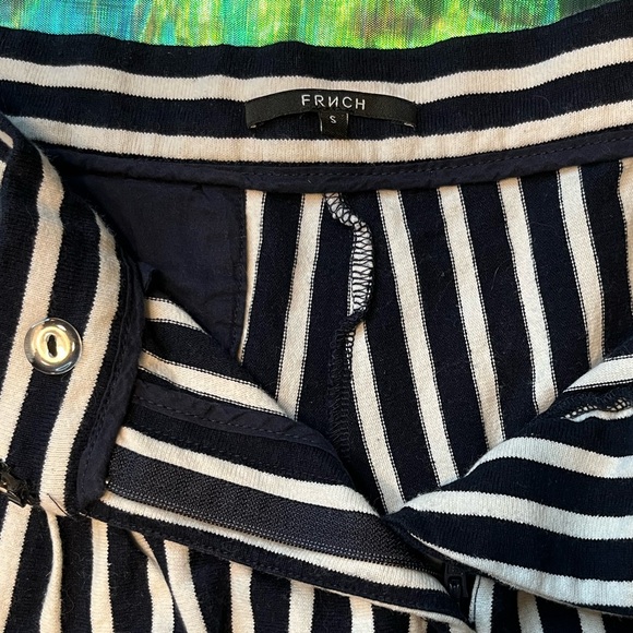 Striped FRNCH shorts sz S - Picture 2 of 4